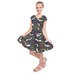 Footprints Path Mystery Unknown Kids  Short Sleeve Dress by Paksenen