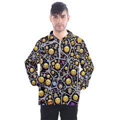 Mental Emojis Emoticons Icons Men s Half Zip Pullover by Paksenen