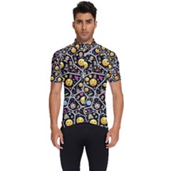 Mental Emojis Emoticons Icons Men s Short Sleeve Cycling Jersey by Paksenen