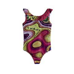 Chaos Unknown Unfamiliar Strange Kids  Frill Swimsuit by Paksenen