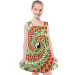 Love Avatars Characters Roles Yin Yang Kids  Cross Back Dress