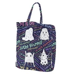 Experience Feeling Clothing Self Giant Grocery Tote