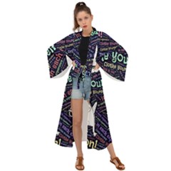 Experience Feeling Clothing Self Maxi Kimono