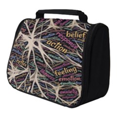 Mental Human Experience Mindset Pattern Full Print Travel Pouch (small)