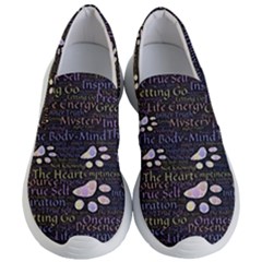 Footprints Path Mystery Unknown Women s Lightweight Slip Ons by Paksenen