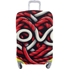 Love Rope Cartoon Luggage Cover (large) by Bedest