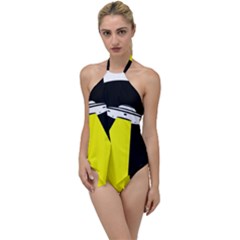 Ufo Flying Saucer Extraterrestrial Go With The Flow One Piece Swimsuit by Cendanart
