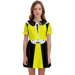 Ufo Flying Saucer Extraterrestrial Kids  Sweet Collar Dress