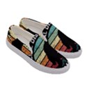 Monster Yeti Social Distance Monkey Women s Canvas Slip Ons View3