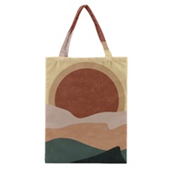 Sunrise Sunset Desert Wall Art Classic Tote Bag by Bedest