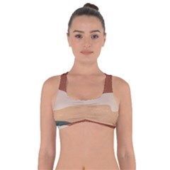 Sunrise Sunset Desert Wall Art Got No Strings Sports Bra by Bedest