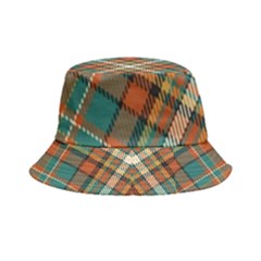 Tartan Scotland Seamless Plaid Pattern Vector Retro Background Fabric Vintage Check Color Square Geo Inside Out Bucket Hat by Ket1n9