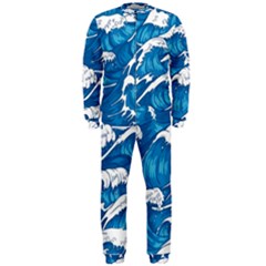 Seamless Pattern With Colorful Bush Roses Onepiece Jumpsuit (men) by Ket1n9