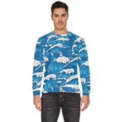 Seamless Pattern With Colorful Bush Roses Men s Fleece Sweatshirt by Ket1n9