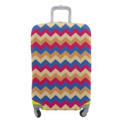 Zigzag Pattern Seamless Zig Zag Background Color Luggage Cover (small) by Ket1n9