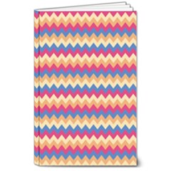 Zigzag Pattern Seamless Zig Zag Background Color 8  X 10  Softcover Notebook