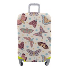 Pattern With Butterflies Moths Luggage Cover (small) by Ket1n9