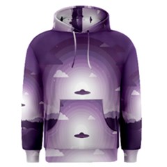 Ufo Illustration Style Minimalism Silhouette Men s Core Hoodie