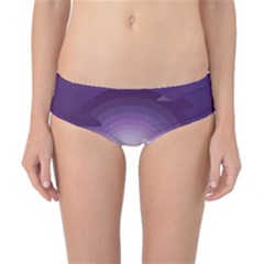 Ufo Illustration Style Minimalism Silhouette Classic Bikini Bottoms