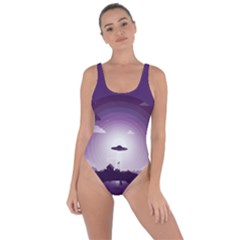 Ufo Illustration Style Minimalism Silhouette Bring Sexy Back Swimsuit