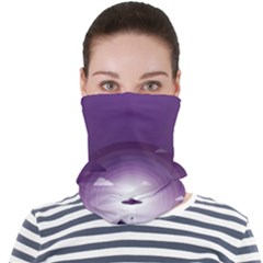 Ufo Illustration Style Minimalism Silhouette Face Seamless Bandana (Adult)