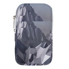 Gray Mountain Illustration Grey Mountain Digital Waist Pouch (small) by Cendanart