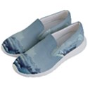 Mountain Covered Snow Mountains Clouds Fantasy Art Men s Lightweight Slip Ons View2