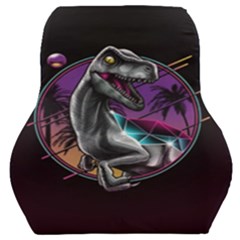 Style Dinosaur  80s Synth Retrowave Car Seat Back Cushion 