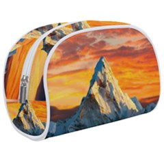 Snow Capped Mountain Himalayas Clouds Landscape Nature Make Up Case (medium) by Cendanart