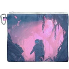 Beeple Astronaut Spacesuit 3d Digital Art Artwork Jungle Canvas Cosmetic Bag (xxxl)