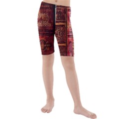 Books Old Kids  Mid Length Swim Shorts