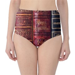 Books Old Classic High-Waist Bikini Bottoms