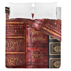 Books Old Duvet Cover Double Side (Queen Size)