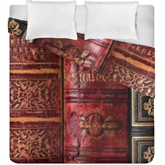 Books Old Duvet Cover Double Side (King Size)
