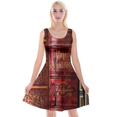 Books Old Reversible Velvet Sleeveless Dress