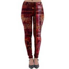 Books Old Lightweight Velour Leggings