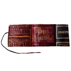 Books Old Roll Up Canvas Pencil Holder (S)