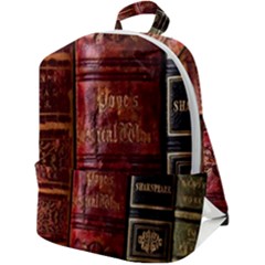 Books Old Zip Up Backpack