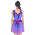 Palm Tree Vaporwave Synthwave Retro Style Scoop Neck Skater Dress View2