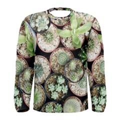 Cactus Nature Plant Desert Men s Long Sleeve T-shirt by Bedest