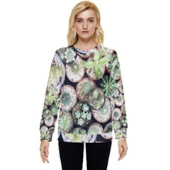 Cactus Nature Plant Desert Hidden Pocket Sweatshirt