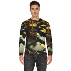 Abstract Shiny Pattern Men s Fleece Sweatshirt by Grandong