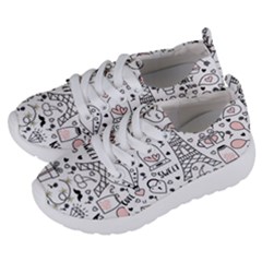 Big Collection With Hand Drawn Objects Valentines Day Kids  Lightweight Sports Shoes