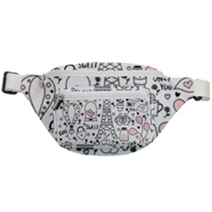 Big Collection With Hand Drawn Objects Valentines Day Fanny Pack by Bedest