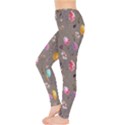 Gray Egg Floral Leggings  View3