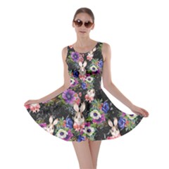 Adorable Easter Bunny Dark Skater Dress