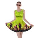 Zombie Green Black Halloween Bats Skater Dress View1