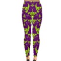 Skull Purple Green Leggings  View2