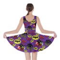 Cool Pop Art Comic Purple Skater Dress View2