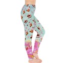 Mint Dessert Hill Pink Lollipop Candy Macaroon Cupcake Donut Leggings  View4